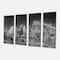 Designart - Rising Red Rocks Black and White - Landscape Canvas Art Print